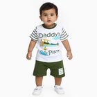Infants' 100% Cotton Baba Suit, ओलिव, small image number null