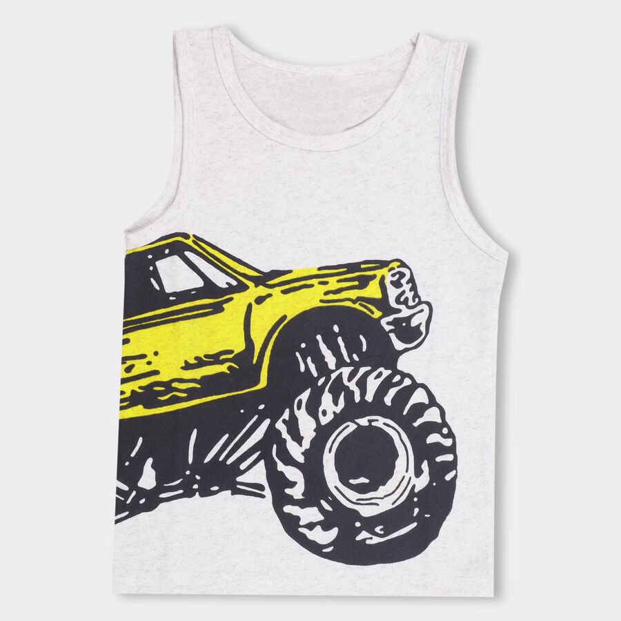 Boys' T-Shirt , Ecru Melange, large image number null