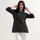 Ladies' Kurti, काला, small image number null