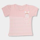 Infants' 100% Cotton T-Shirt, हल्का गुलाबी, small image number null