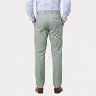 Men's Aqua Slim Fit Chino Casual Trousers, एक्वा, small