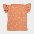 Girls' T-Shirt, मूँगा (कोरल), small