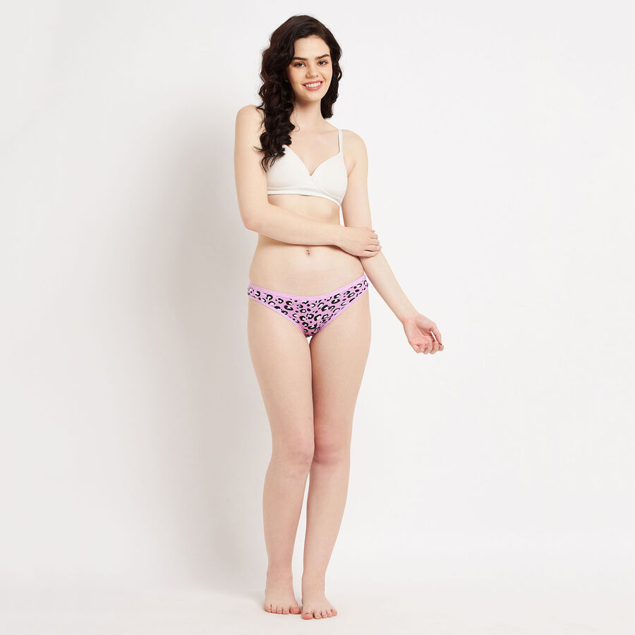 Cotton Printed Panty, Light Pink, large image number null