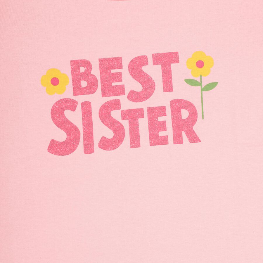 Girls' 100% Cotton Short Set , Light Pink, large image number null