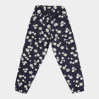 Girls Cotton Trousers, Navy Blue, small image number null