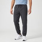 Men's Dark Grey Jogger Fit Solid Track Pants, गहरा ग्रे, small