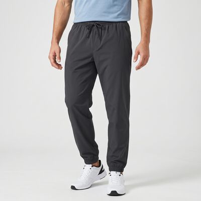 Men's Dark Grey Jogger Fit Solid Track Pants