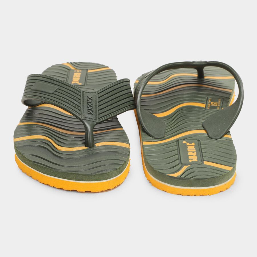 Men's Slipper, Green, large image number null