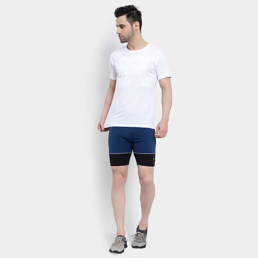 Cut & Sew Bermuda, टील ब्लू, large image number null