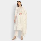 Ladies' Kurta , ऑफ व्हाइट, small image number null