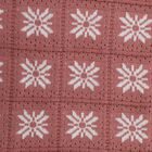 Girls' Pink Round Neck Floral Printed T-Shirt, हल्का गुलाबी, small