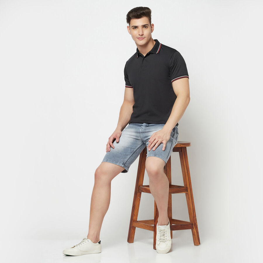 Solid Cross Pocket Bermuda, Light Grey, large image number null
