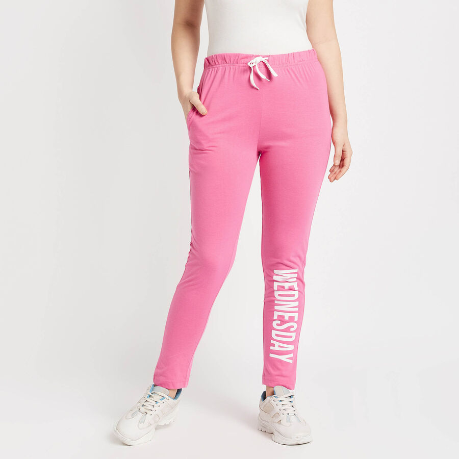 Solid Joggers, गुलाबी, large image number null