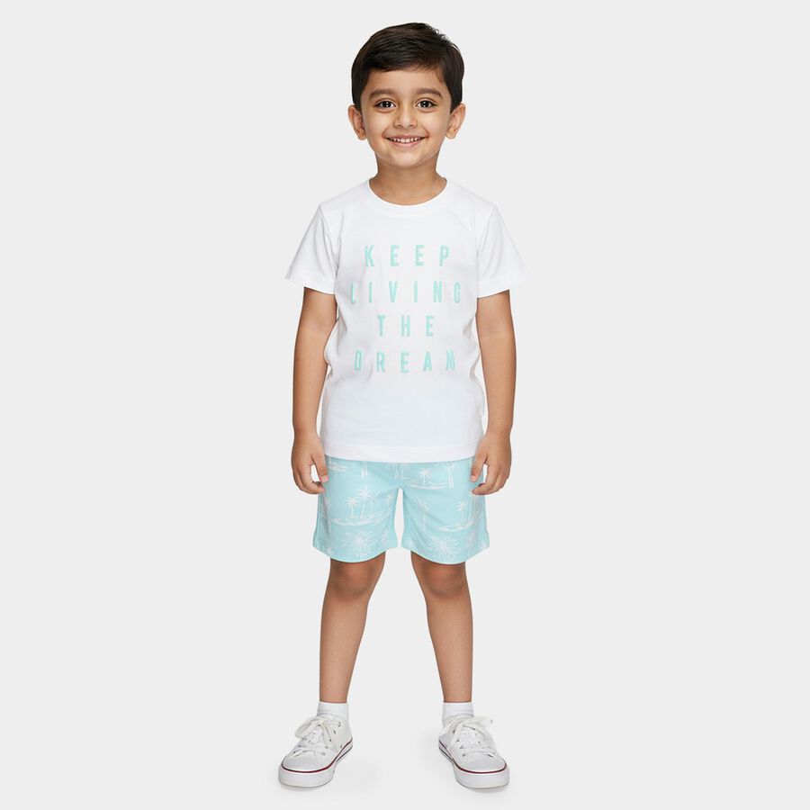Boys' Knit Baba Suit, सफ़ेद, large