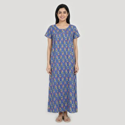 Women's Blue Nighty