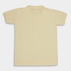 Boys' Half Sleeves T-Shirt , पीला, small image number null