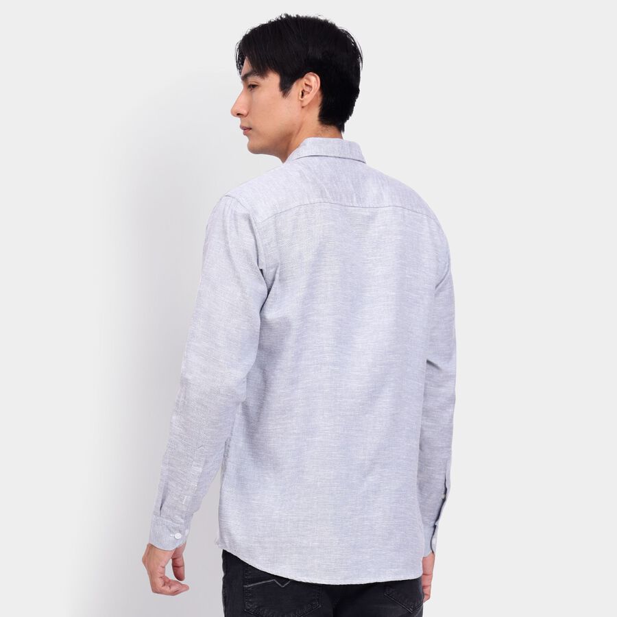 Men's Casual Shirt, हल्का ग्रे, large image number null