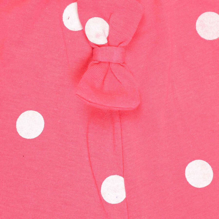 Girls Cotton Skirt, Pink, large image number null