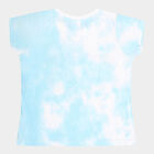 Girls Cotton T-Shirt, Light Blue, small image number null