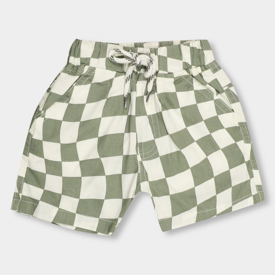 Infants' 100% Cotton Half Pant , ओलिव, large image number null