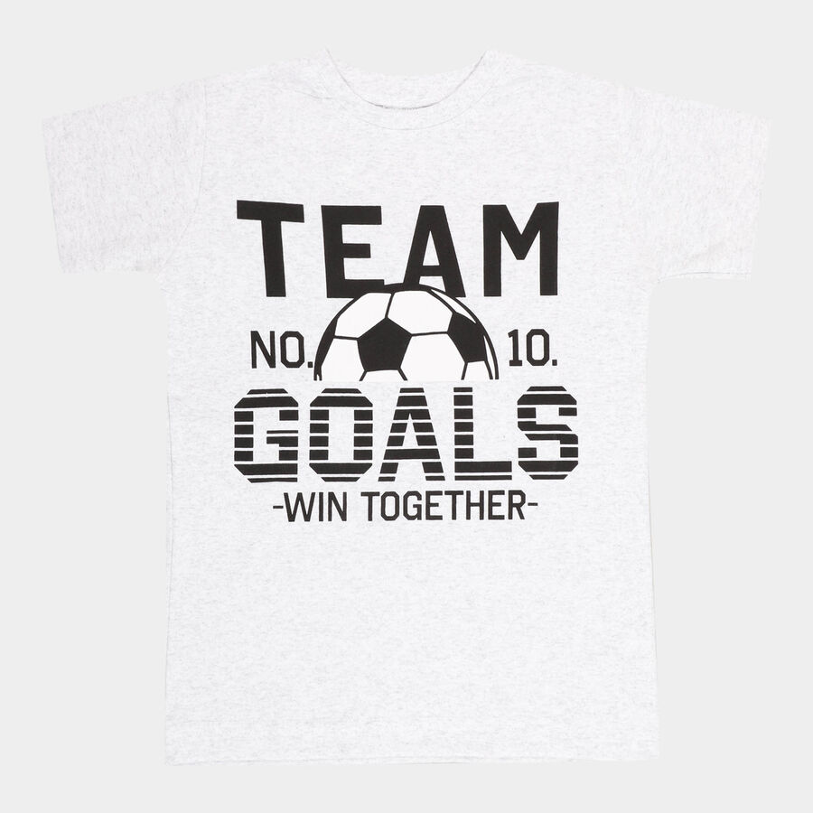 Boys T-Shirt, गहरा ग्रे, large image number null