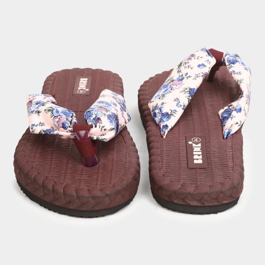 Womens Emboss Sliders, Wine, large image number null