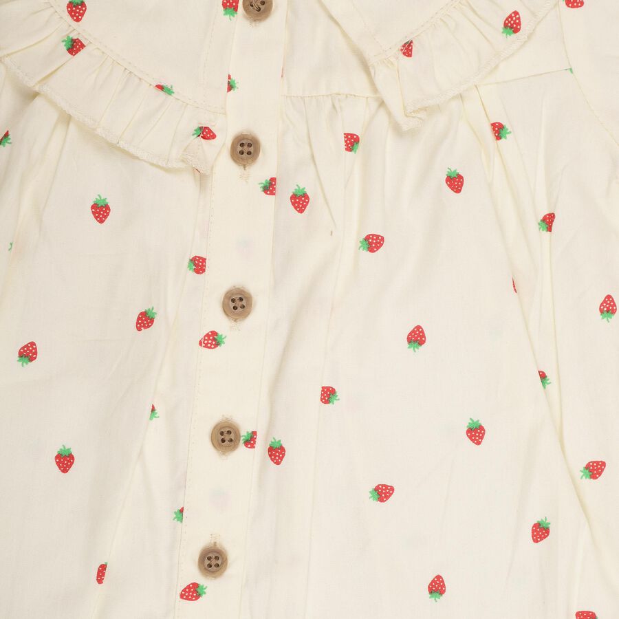 Infants' 100% Cotton Shirt , Off White, large image number null
