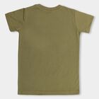 Boys' Half Sleeves T-Shirt , ओलिव, small image number null