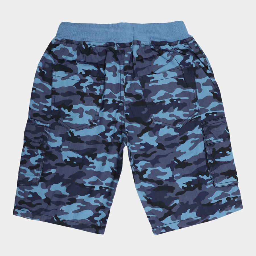 Boys Cotton Bermuda, Mid Blue, large image number null