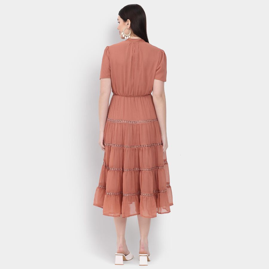 Ladies' Dress , गुलाबी, large