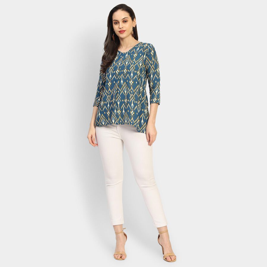 Ladies' Kurti , Mid Blue, large image number null