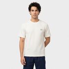 Men's White Crew Neck Regular Drifit T-Shirt, ऑफ व्हाइट, small