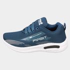 Kids Printed Lace-Ups Sports Shoes, Teal Blue, small image number null