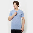 Solid Henley T-Shirt, Mid Blue, small image number null