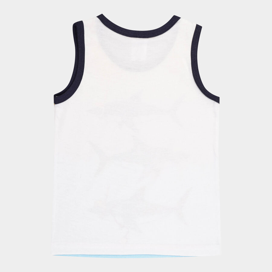 Boys All Over Print T-Shirt, White, large image number null