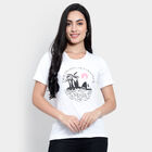 Round Neck T-Shirt, White, small image number null
