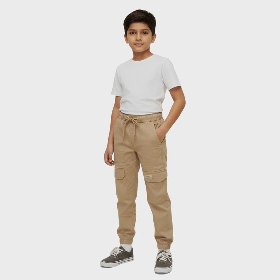 Boys' Trouser, Beige, large