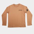 Boys Beige Crew Neck Regular T-Shirt, Beige, small