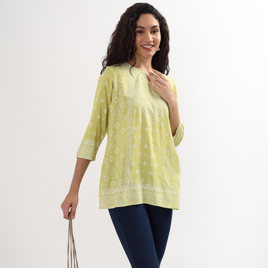 Ladies' Kurti , हल्का हरा, large image number null