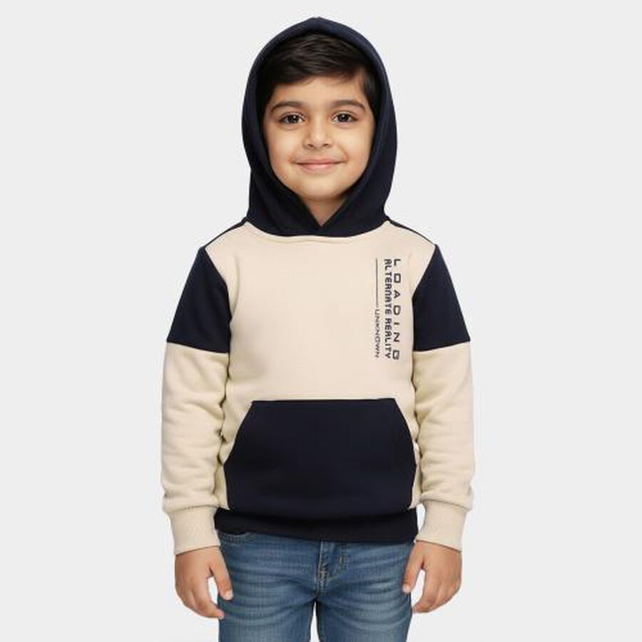 Boys' Sweatshirt, नेवी ब्लू, large image number null