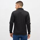 Men's Muted Beige and Jet Black High Neck Casual Sweatshirt, Beige, small image number null