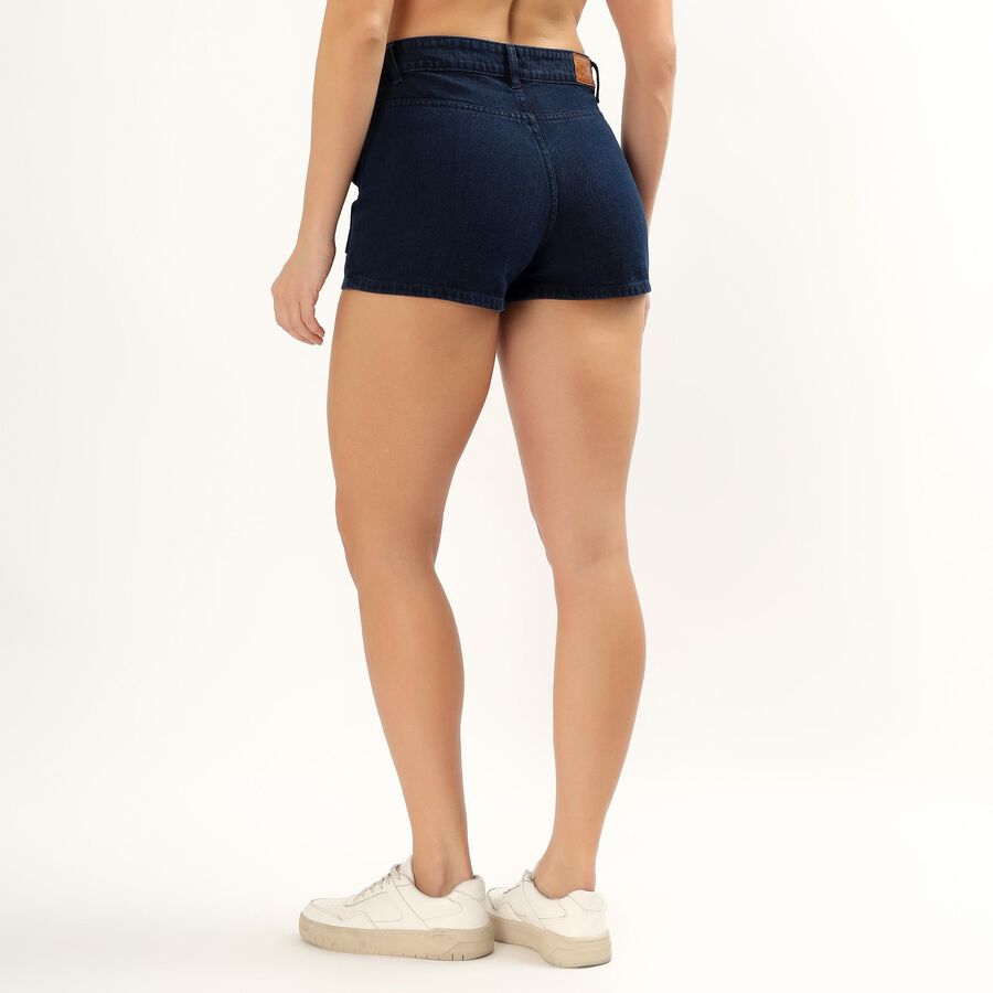 Ladies' Shorts, Dark Blue, large