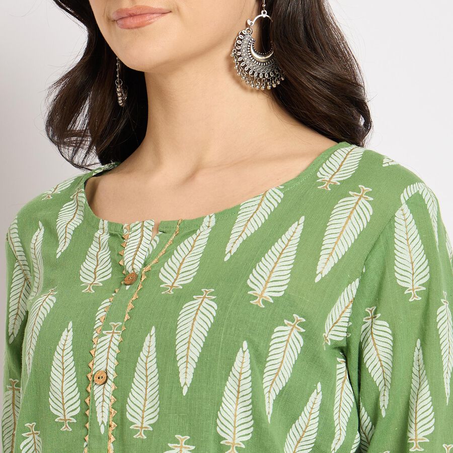 Ladies' Kurta , ओलिव, large
