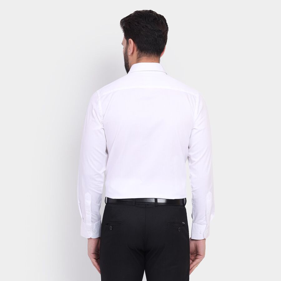 Men's 100% Cotton Formal Shirt , सफ़ेद, large image number null
