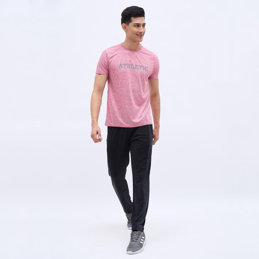 Men's Muted Pink Crew Neck Drifit T-Shirt, Light Pink, large image number null