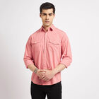 Cotton Solid Casual Shirt, Coral, small image number null