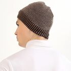 Men's Cap, भूरा, small