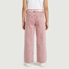 Girls Pink Wide Leg Studded Jeans, Light Pink, small