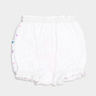 Girls Cotton Printed Bloomer, White, small image number null