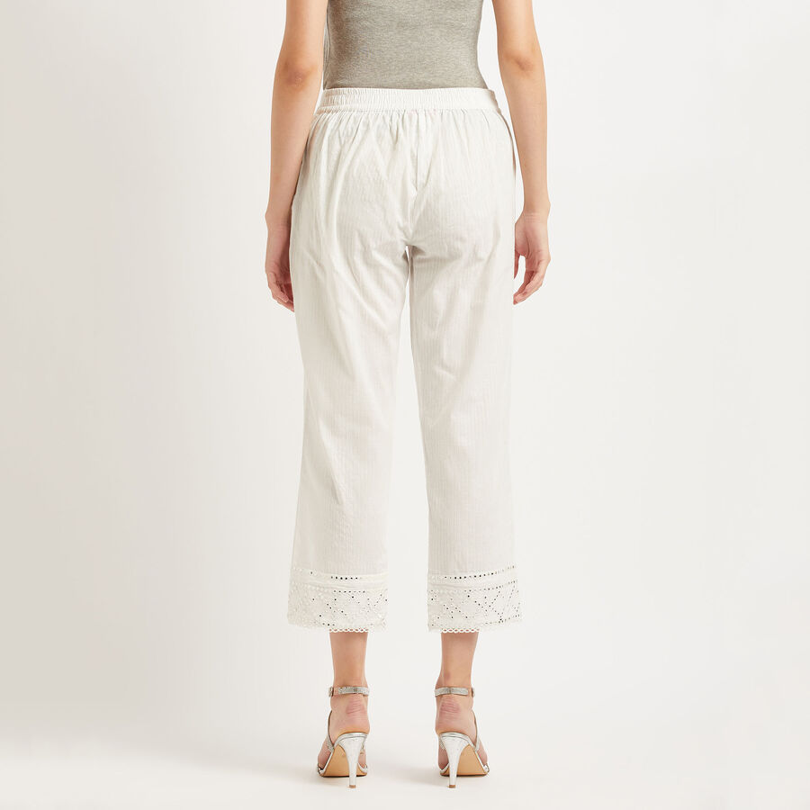 Cotton Palazzo, White, large image number null